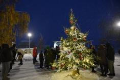 Rozsvěcení vánočního stromu v Jamolicích